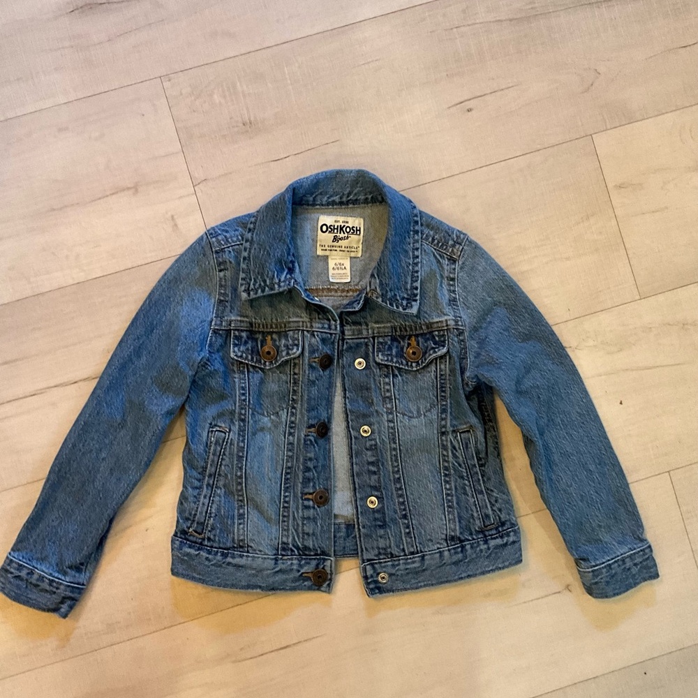 OshKosh B'gosh Blue Denim Jacket for Kids‎ Size 6
